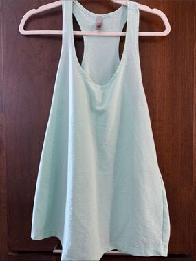 Next Level Apparel Light Mint Racerback Tank Top